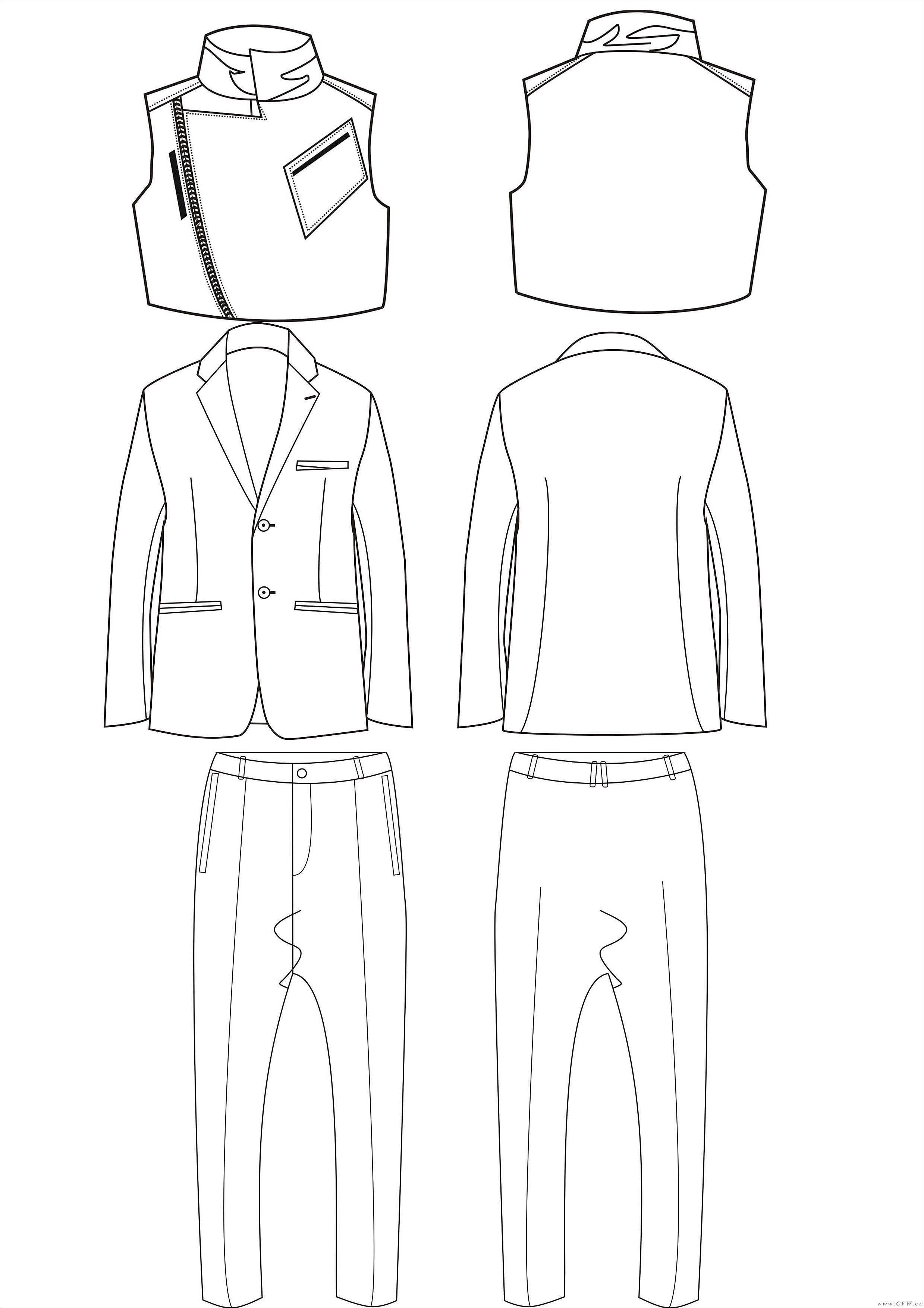 服装款式图 时尚设计的视觉语言与实用价值