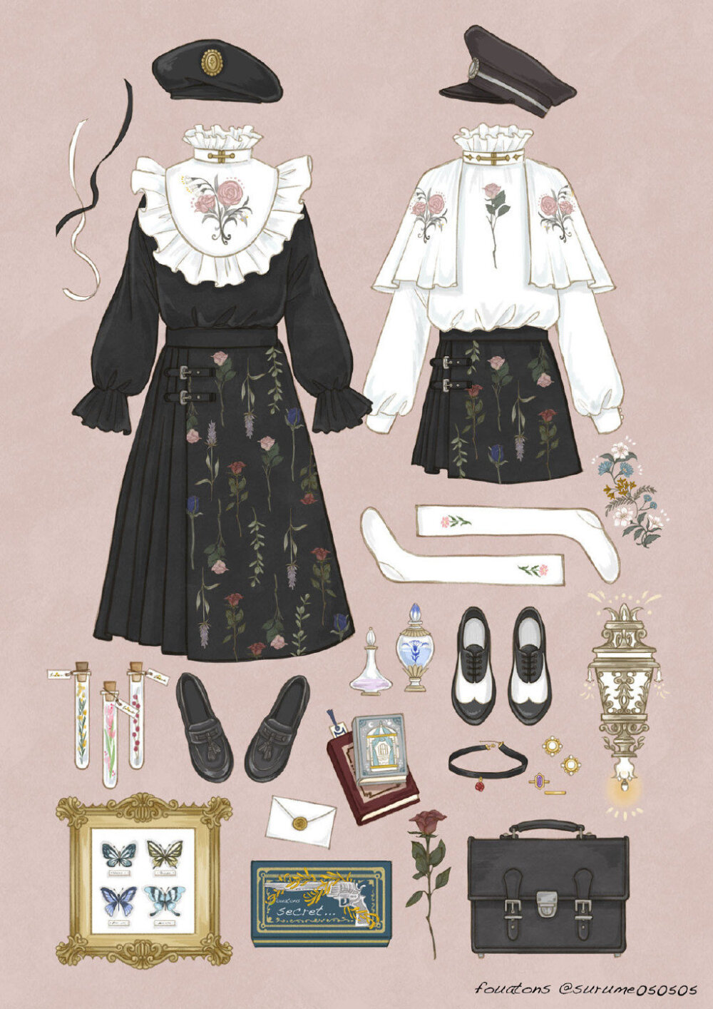 服装设计图 创意与工艺的视觉交响